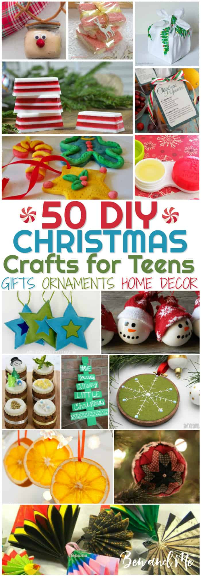 DIY Christmas Gifts For Teens
 DIY Christmas Crafts for Teens Ben and Me