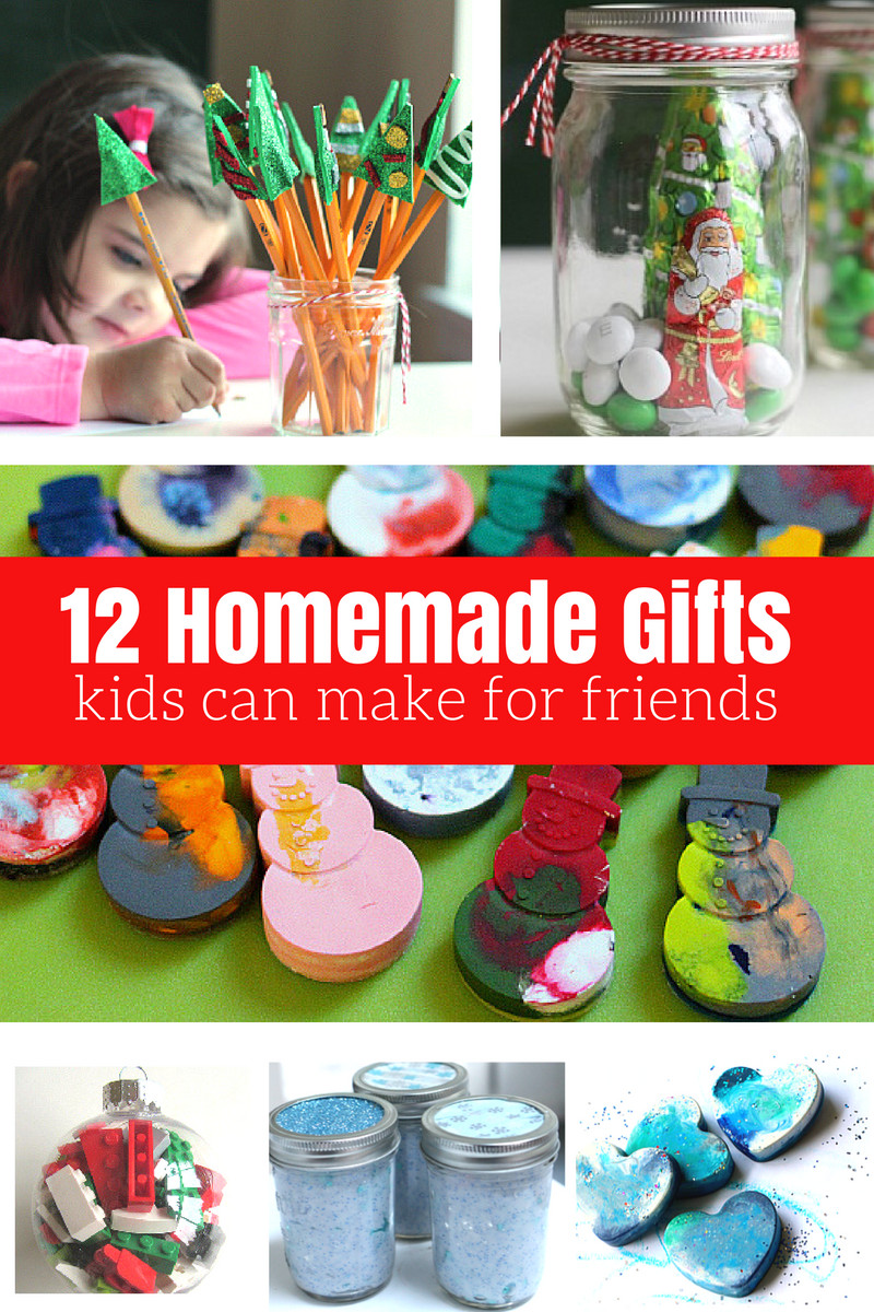 DIY Christmas Gifts From Kids
 12 Homemade Gifts Kids Can Help Make For Friends and