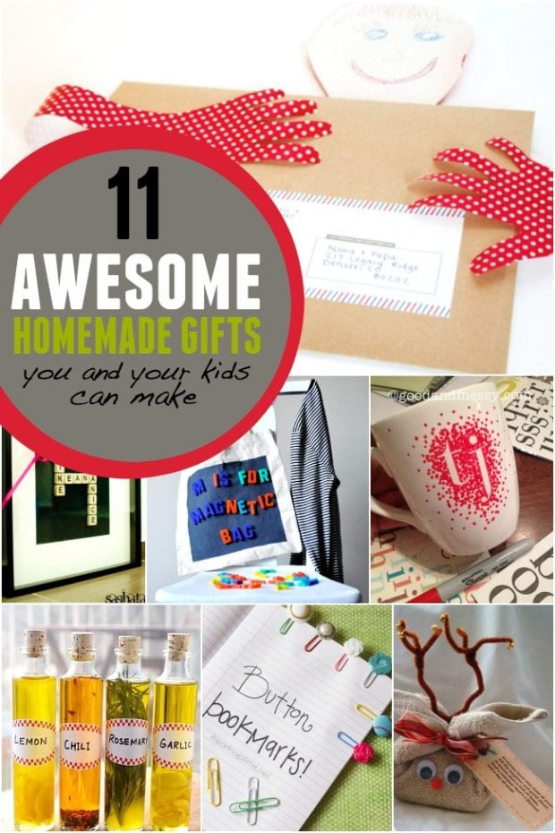 DIY Christmas Gifts From Kids
 11 Awesome Homemade Gifts You and Your Kids can Make