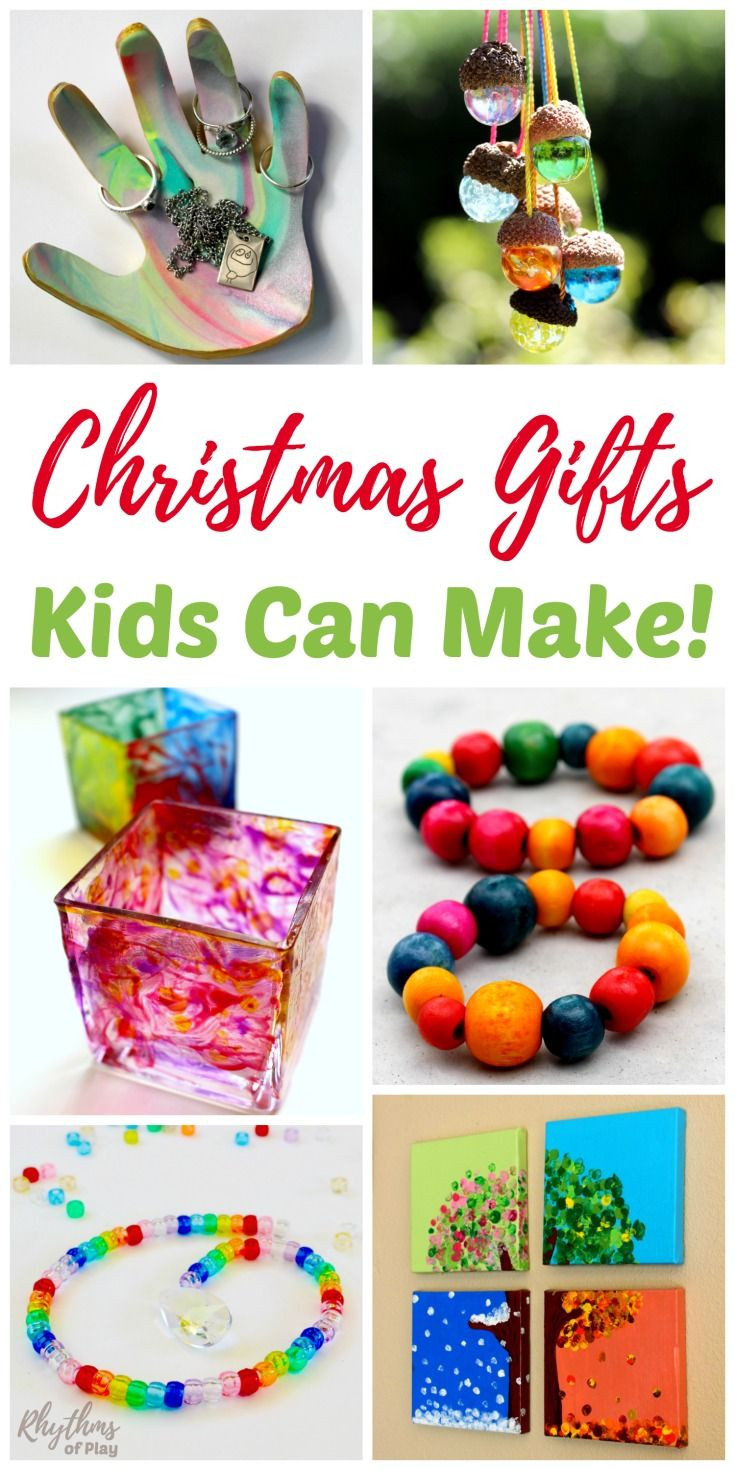 DIY Christmas Gifts From Kids
 Unique Handmade Gifts Kids Can Make