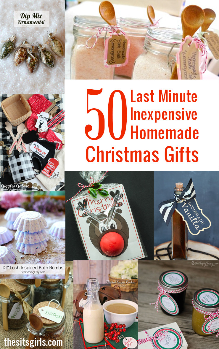 DIY Christmas Gifts
 50 Last Minute Inexpensive Homemade Christmas Gifts