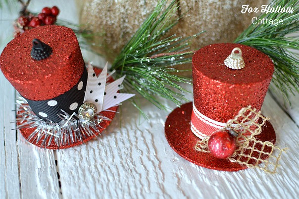 DIY Christmas Hat
 How To Turn A Dollar Tree Christmas Ornament into Frosty s