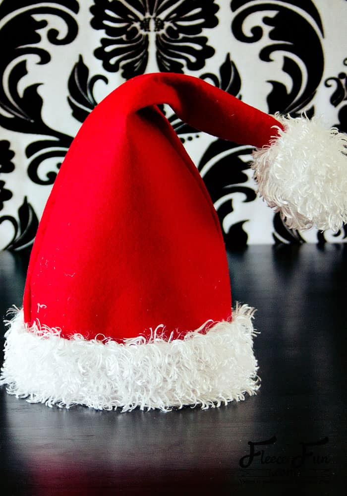 DIY Christmas Hat
 Santa Hat How to with Free Pattern and Video Tutorial