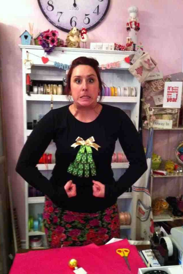 DIY Christmas Jumper
 66 best Christmas jumpers for the party season homemade
