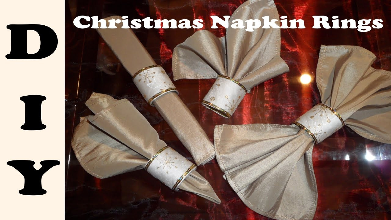 DIY Christmas Napkin Rings
 DIY Christmas Napkin Rings
