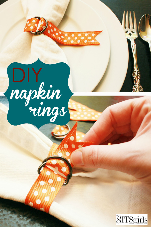 DIY Christmas Napkin Rings
 DIY Thanksgiving Napkin Rings The SITS Girls