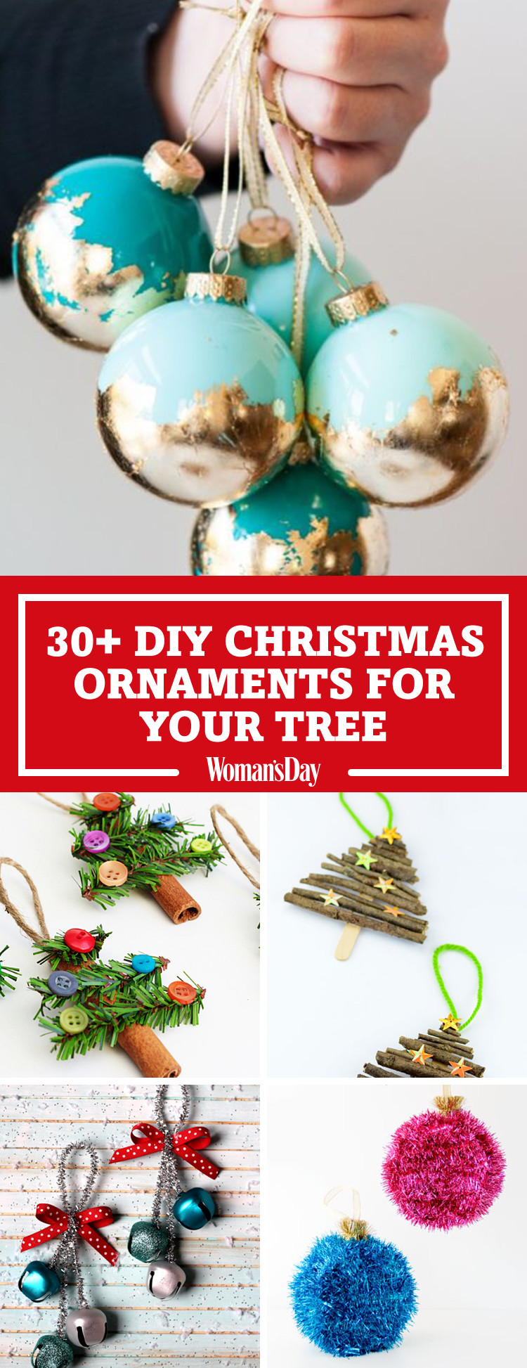 DIY Christmas Ornament
 32 Homemade DIY Christmas Ornament Craft Ideas How To