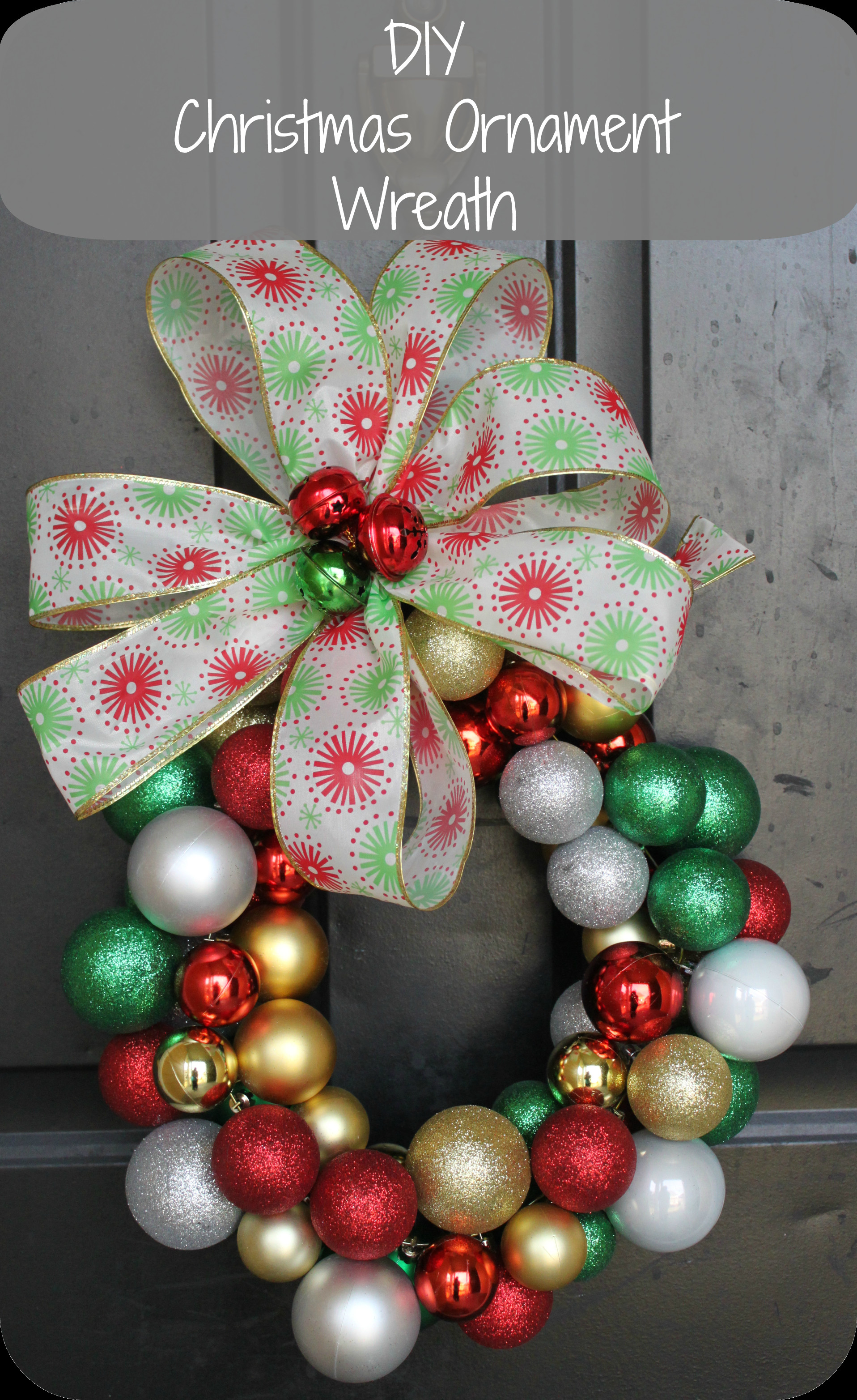 DIY Christmas Ornament Wreath
 DIY Christmas Ornament Wreath The Denver Housewife