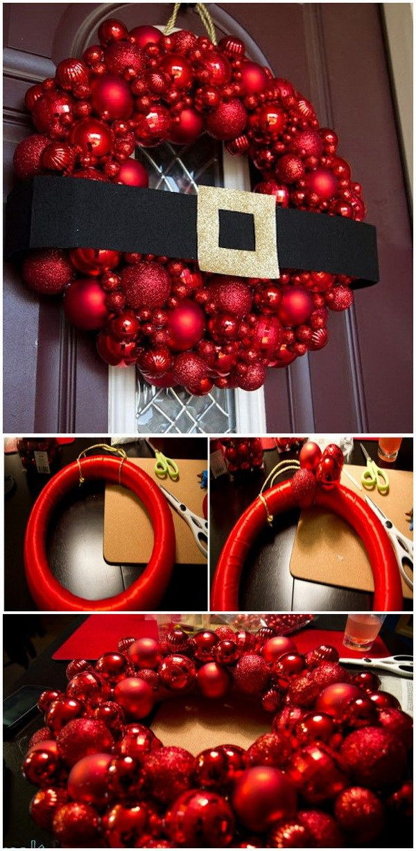 DIY Christmas Ornament Wreath
 Best 25 Ornament wreath ideas on Pinterest