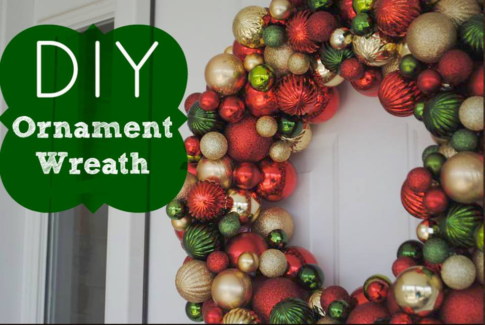 DIY Christmas Ornament Wreath
 DIY Ornament Wreath FTM