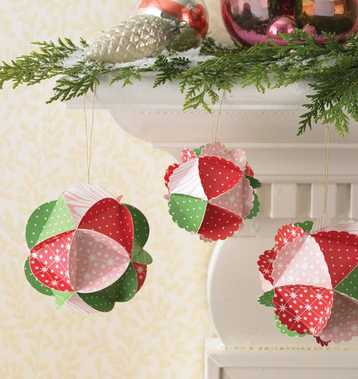 DIY Christmas Ornaments Martha Stewart
 Martha Stewart Crafts Holiday Paper Kit Ornament