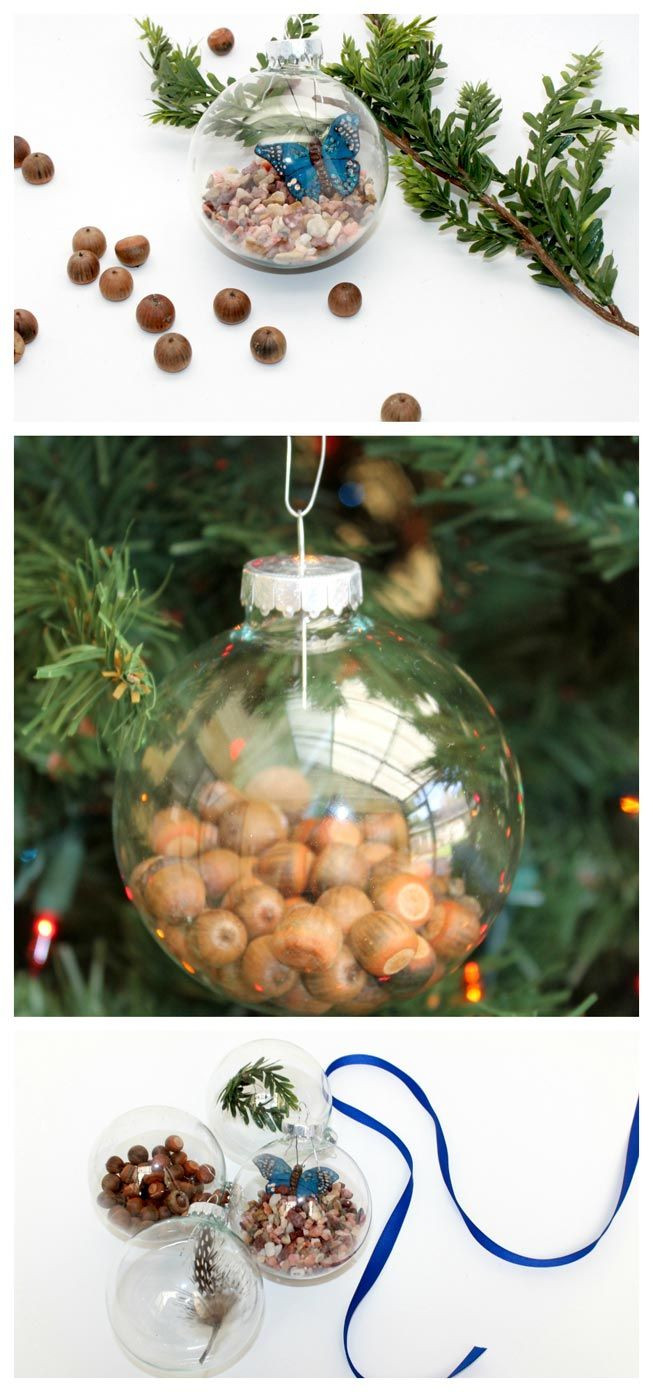 DIY Christmas Ornaments With Pictures
 These DIY ornaments add a touch of nature