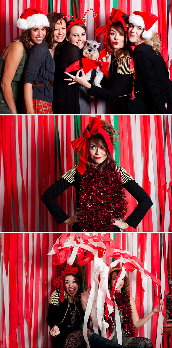 DIY Christmas Photo Booth
 Teal Town What Are Your Best Holiday Traditions