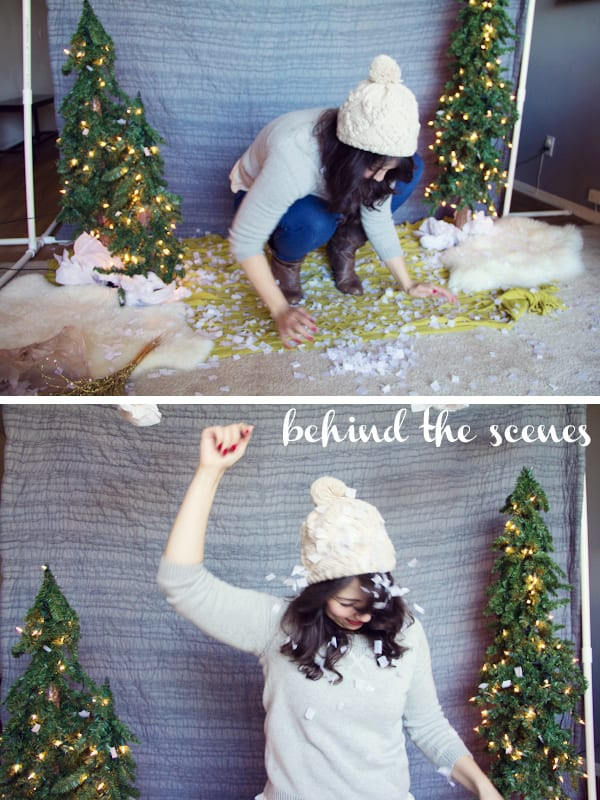 DIY Christmas Photography Backdrops
 DIY Holiday Backdrop