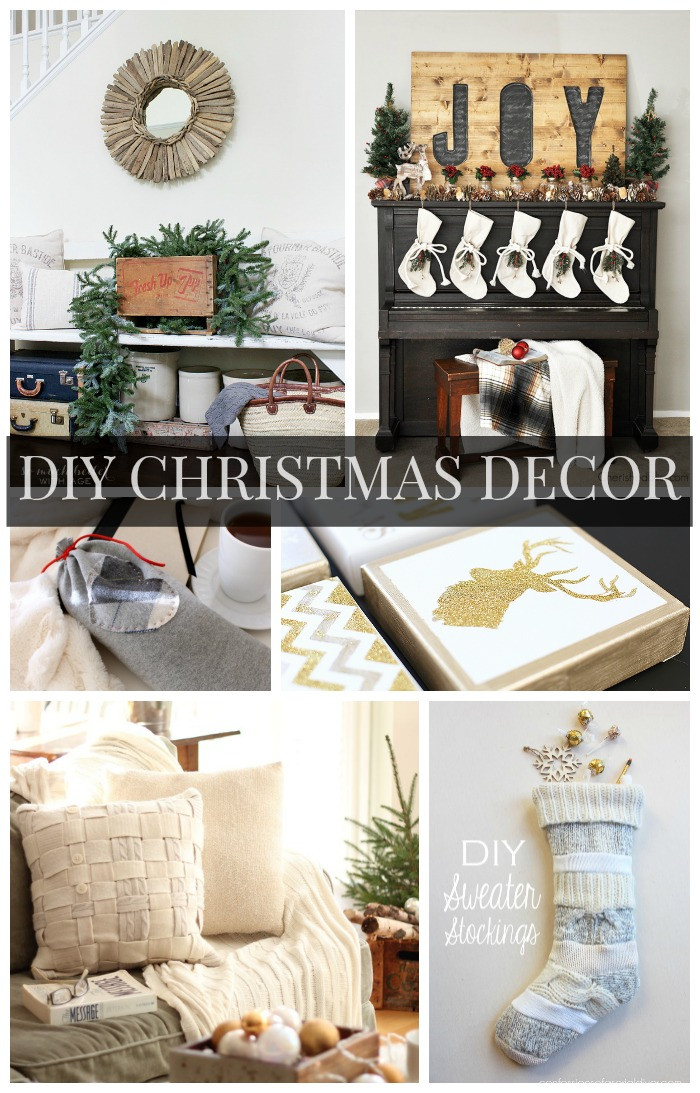 DIY Christmas Photos
 DIY Christmas Decor Ideas Link Party Features The