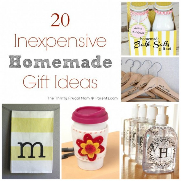 DIY Christmas Presents For Moms
 20 Inexpensive Homemade Gift Ideas