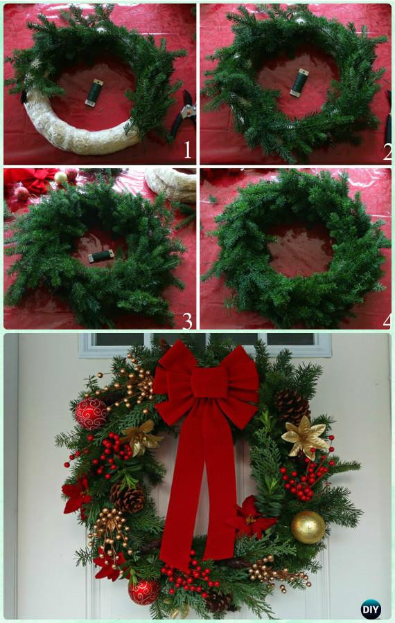 DIY Christmas Reef
 DIY Christmas Wreath Craft Ideas Holiday Decoration