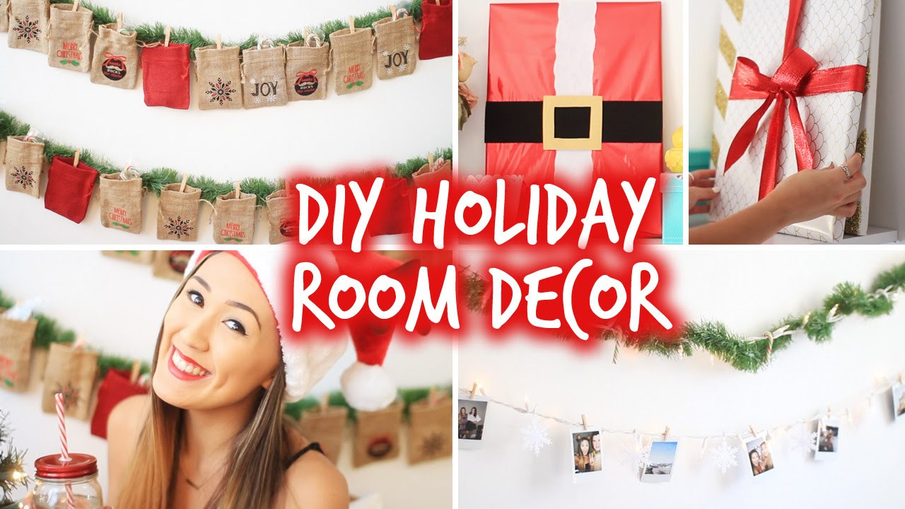 DIY Christmas Room Decor
 DIY Holiday Room Decor Wall Decor & Christmas Advent