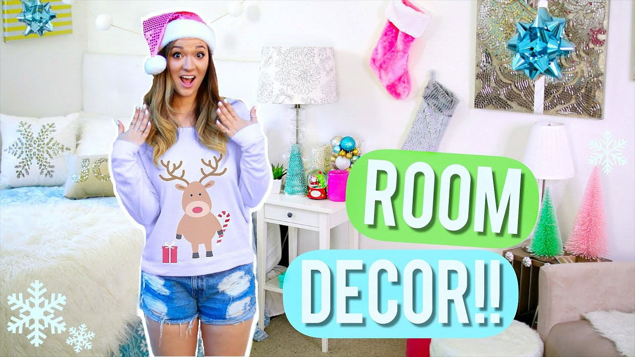 DIY Christmas Room Decor
 Holiday Room Makeover DIY Room Decor for Christmas
