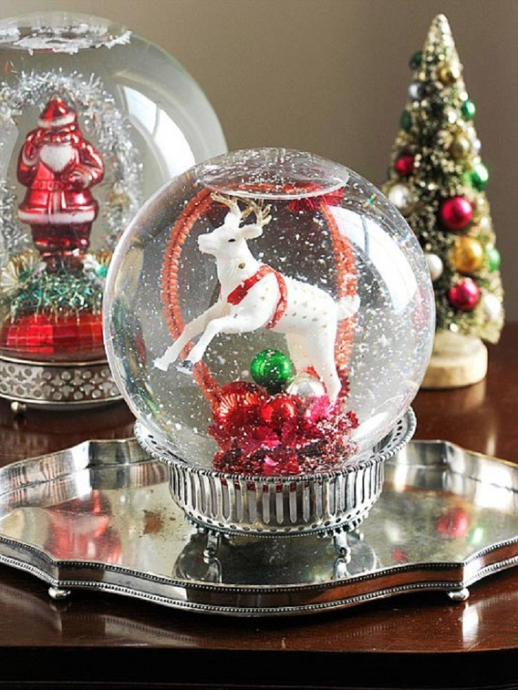 DIY Christmas Snow Globe
 Top 10 DIY Christmas Snow Globes Top Inspired