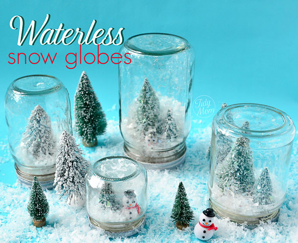 DIY Christmas Snow Globe
 40 Fun & Pretty DIY Snowglobes to Make Yourself