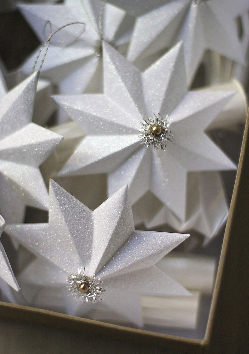DIY Christmas Star
 30 Beautiful Paper Christmas Decorations Ideas