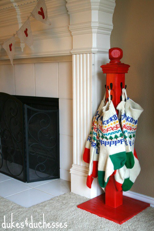 DIY Christmas Stocking Holder
 60 of the BEST DIY Christmas Decorations Kitchen Fun