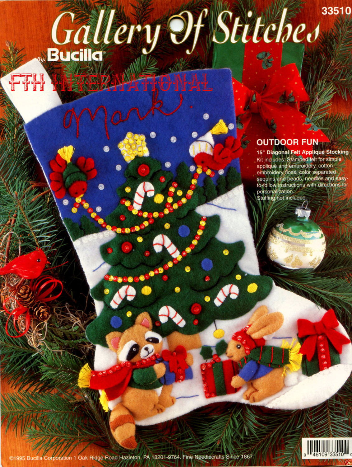DIY Christmas Stocking Kit
 DIY Bucilla Outdoor Fun 15 Felt Christmas Stocking Kit