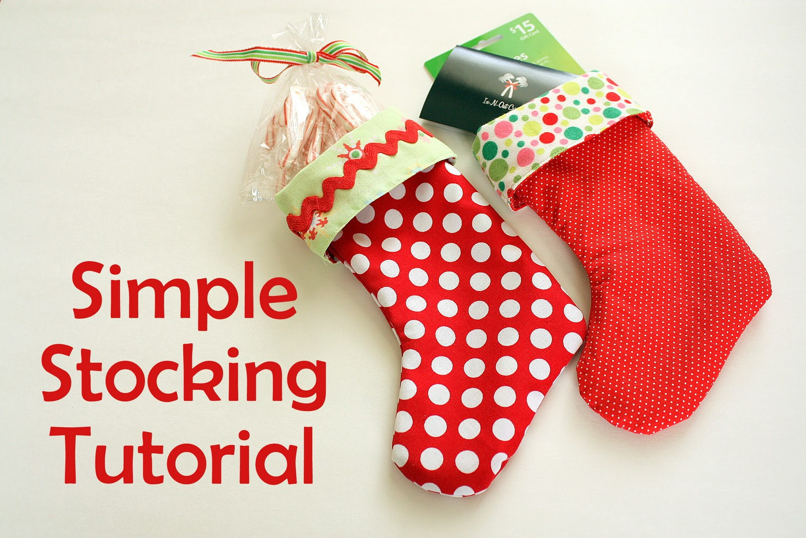 DIY Christmas Stocking Pattern
 Easy DIY Stocking Tutorial