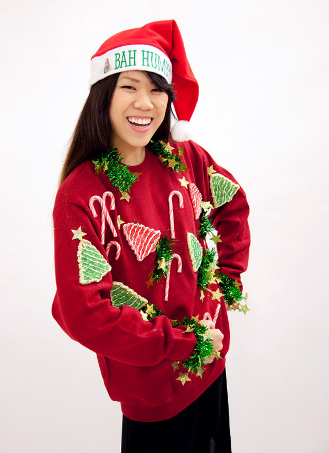 DIY Christmas Sweater
 DIY Ugly Holiday Sweater