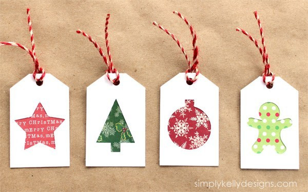 DIY Christmas Tags
 DIY Christmas Gift Tags With Scrapbook Paper Scraps And