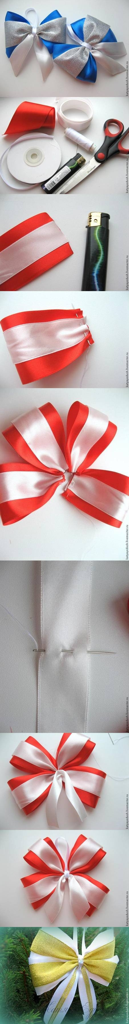 DIY Christmas Tree Bows
 DIY Christmas Tree Bows s and for