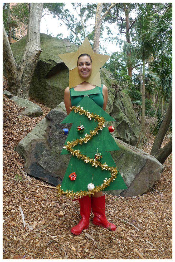 DIY Christmas Tree Costume
 17 Best images about Christmas Ideas on Pinterest
