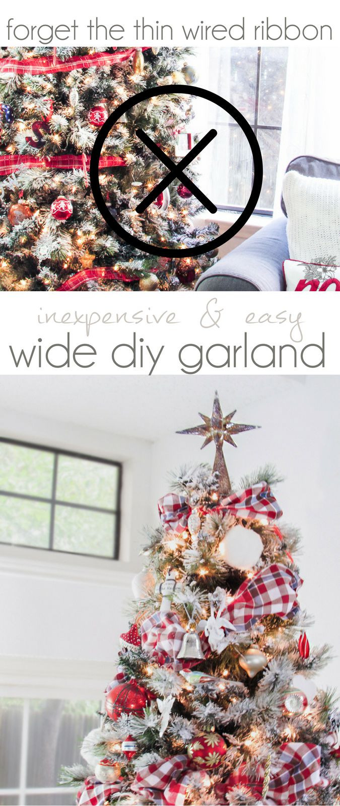 DIY Christmas Tree Garland
 Best 25 Christmas tree garland ideas on Pinterest