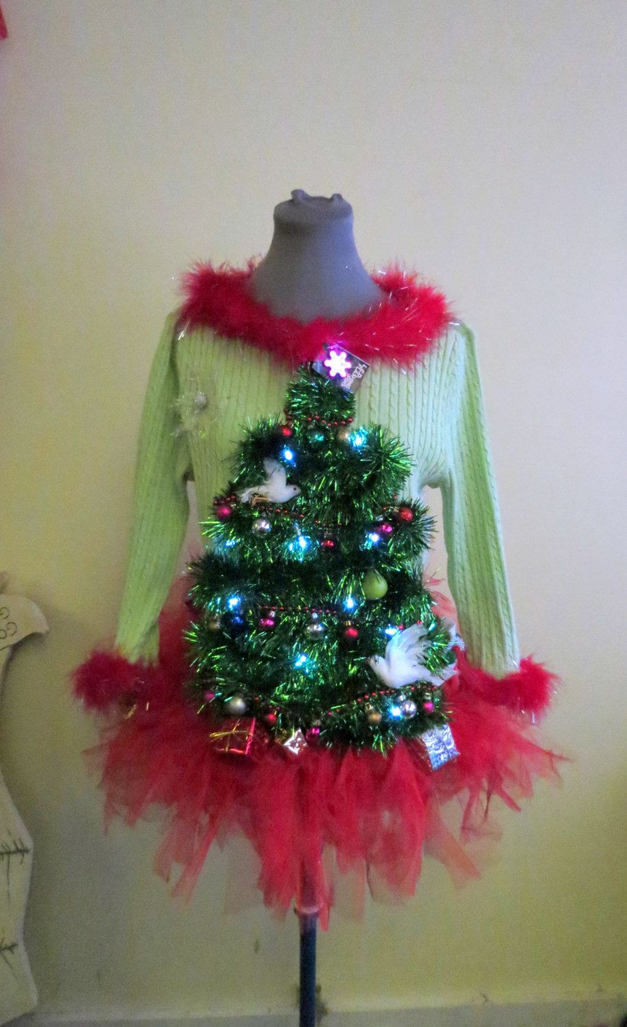 DIY Christmas Tree Sweater
 25 unique Ugly christmas tree ideas on Pinterest