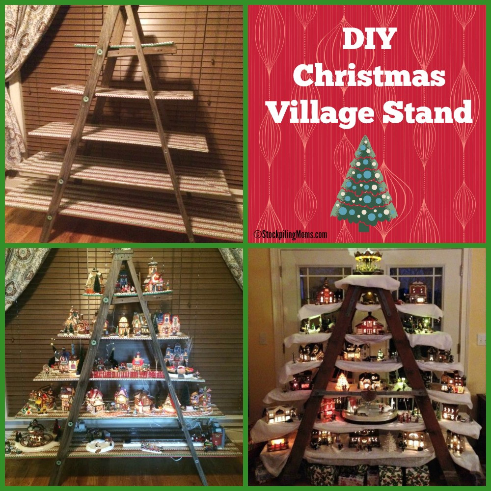 DIY Christmas Village Display
 DIY Christmas Village Stand