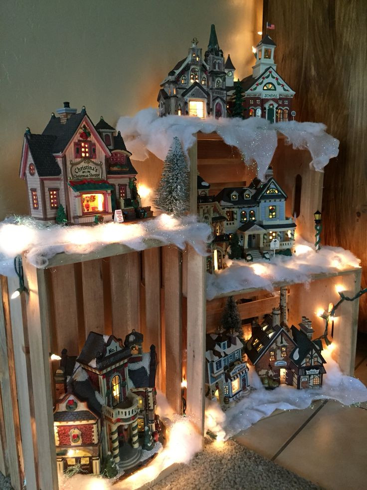 DIY Christmas Village Display
 Best 25 Christmas village display ideas on Pinterest