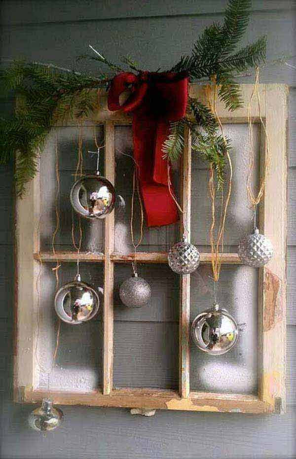 DIY Christmas Window Decorations
 32 Astonishing DIY Vintage Christmas Decor Ideas