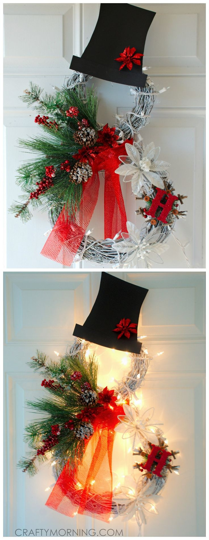 DIY Christmas Wreath Ideas
 25 best ideas about Christmas Wreaths on Pinterest