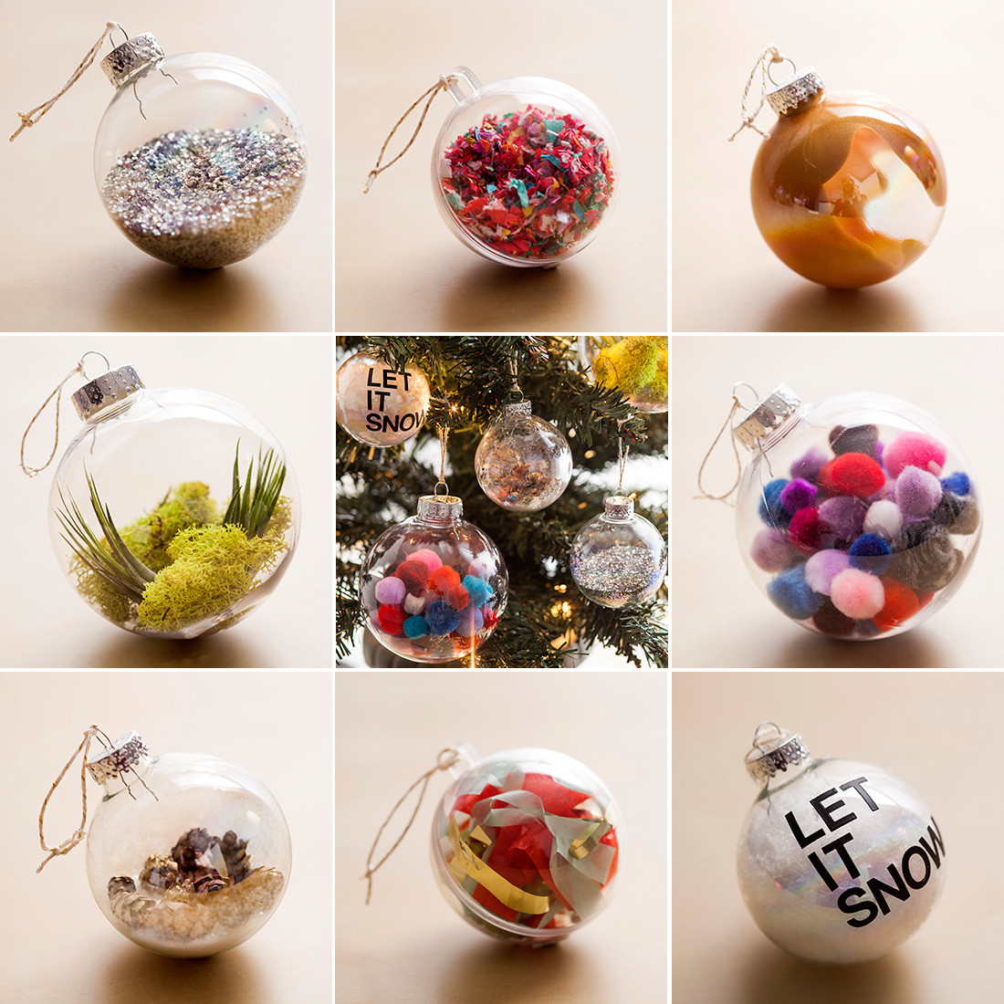 DIY Clear Christmas Ornaments
 The Ultimate Holiday Hack 8 Ornaments in 8 Minutes