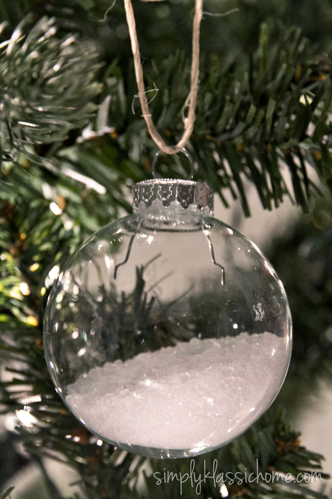 DIY Clear Christmas Ornaments
 Ten Handmade Ornaments in Under an Hour