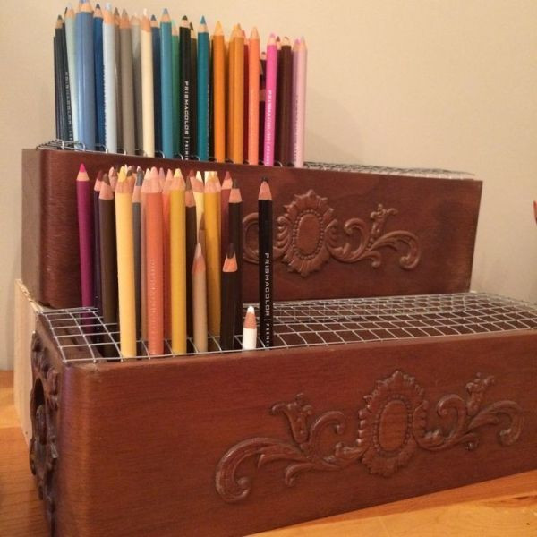 DIY Colored Pencil Organizer
 Best 25 Colored pencil storage ideas on Pinterest