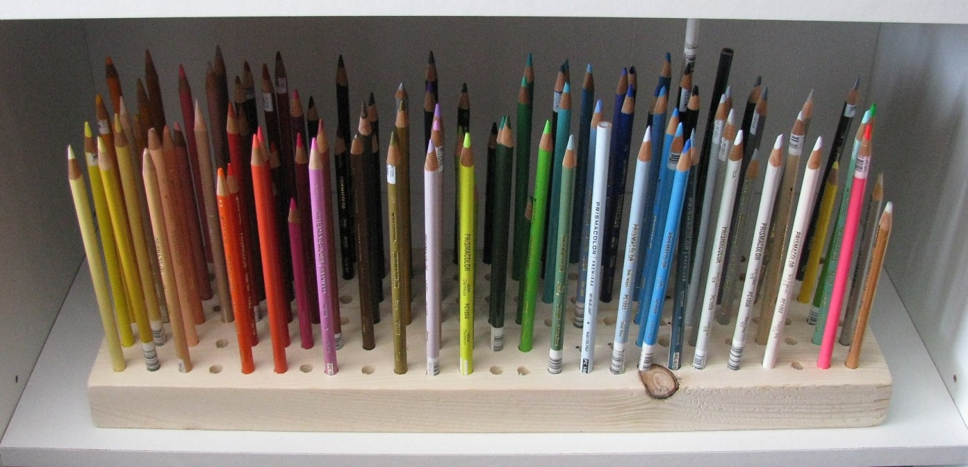 DIY Colored Pencil Organizer
 Colored Pencil Holder The Art Colony