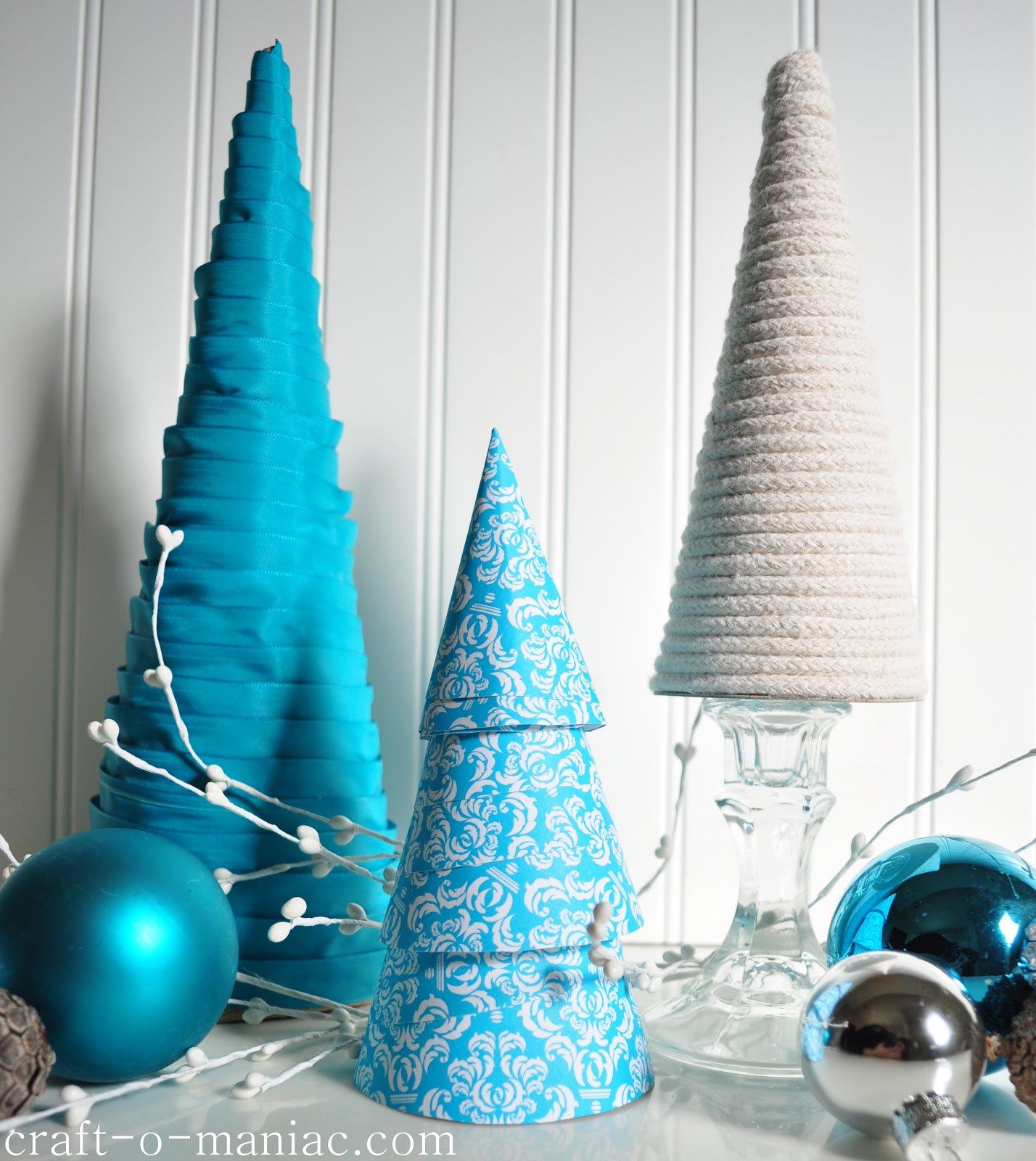 DIY Cone Christmas Trees
 DIY Christmas Tree Cones Craft O Maniac