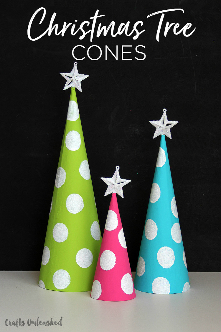 DIY Cone Christmas Trees
 DIY Cone Christmas Trees Craft Consumer Crafts
