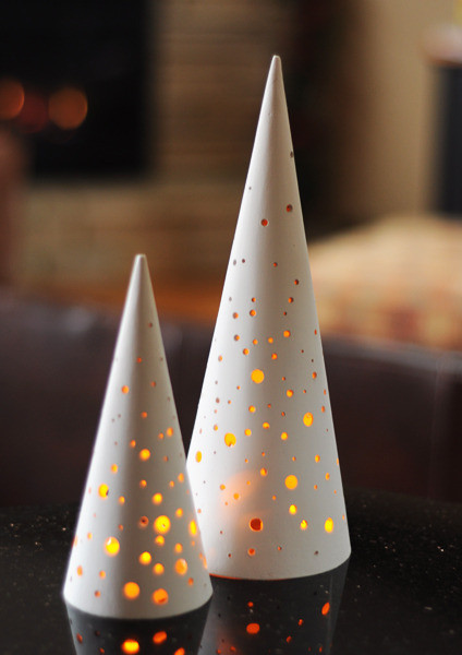 DIY Cone Christmas Trees
 Craftionary
