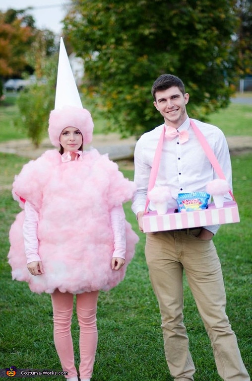 DIY Cotton Candy Costume
 Cotton Candy and the Seller Couples Costume