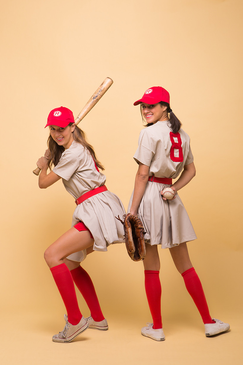 DIY Cute Halloween Costumes
 A League of Their Own Costume Camille Styles