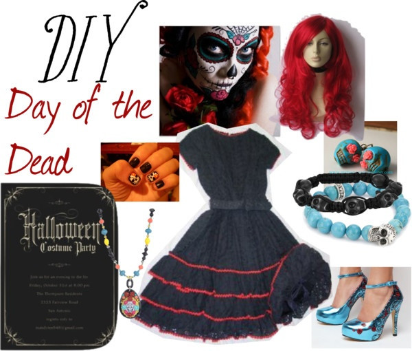 DIY Day Of The Dead Costume
 117 best images about Dia de los muertos on Pinterest