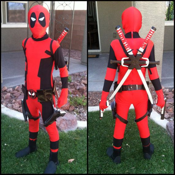 DIY Deadpool Costume
 CUSTOM PREMIUM ChildTeenAdult DEADPOOL Costume by